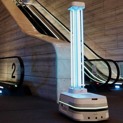Robot UV astuto di disinfezione di luce UV del robot del AGV di Geek+ il guardiano di salute pubblica