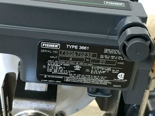 Fisher 3660 un posizionatore di 3661 valvola che monta gli azionatori del 1250 di 1250R 3024S e di GX