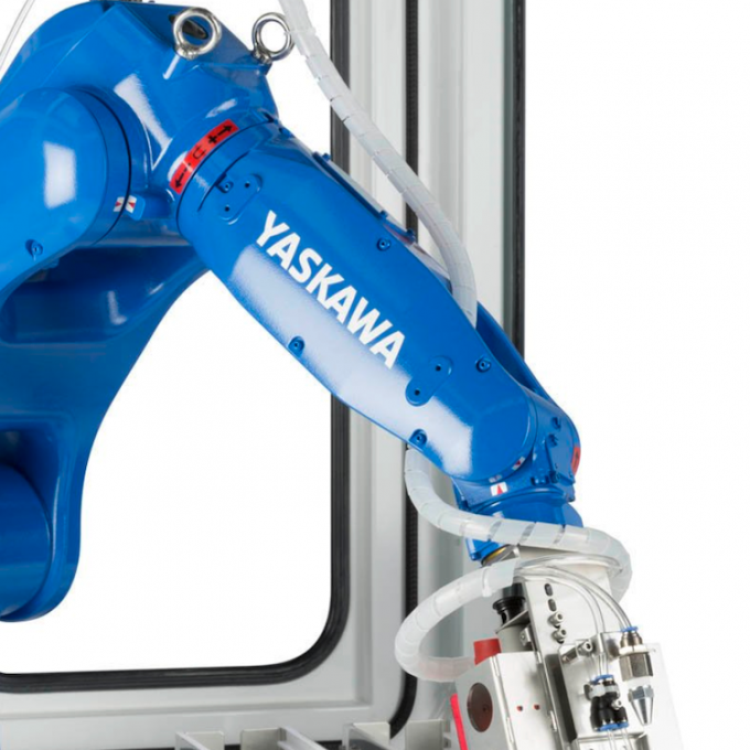 Robot industriale di Yaskawa MOTOMAN GP8 per la scelta di macinazione dell'ascensore del braccio del manipolatore 0