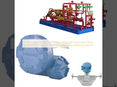 Emerson Rosemount 708 Trasmettitore acustico wireless, Micro Motion F025S Coriolis Flowmeter e dispositivi di commutazione delle valvole